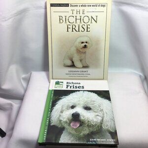 Bishon Frise Bundle. 2 Books Animal Planet and Terra Nova